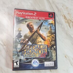 Medal Of Honor Rising Sun Greatest Hits - Sony Playstation 2 Pristine Authentic
